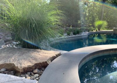 Coping, stone, spa, pool