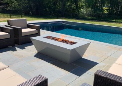 Firepit poolside