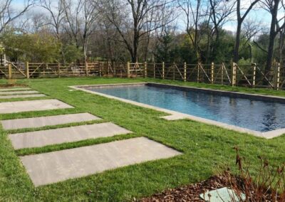 Rectangle swimming pool