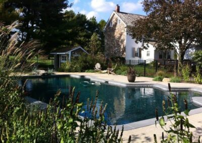 Renovated swimming pool
