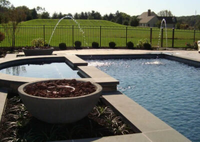 Fire bowls, unlit